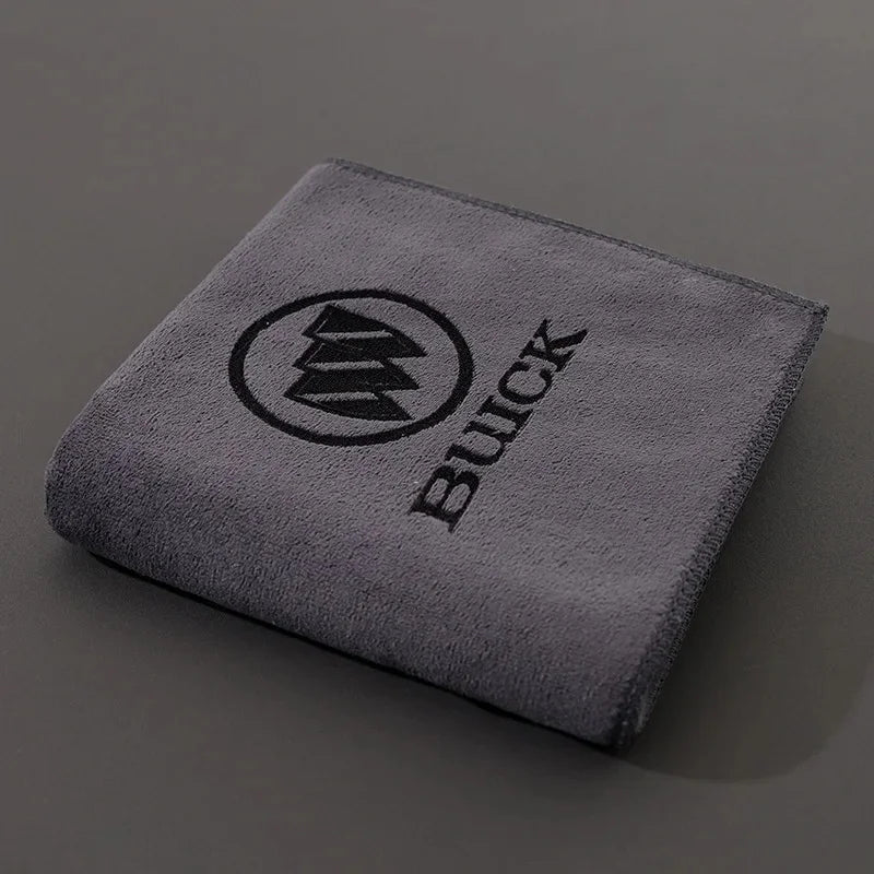 Branded Car Logo Towel – Super Absorbent, Scratch-Free Cleaning Cloth for Car & Home "