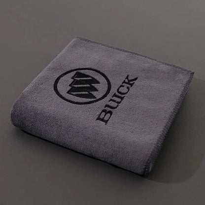 Branded Car Logo Towel – Super Absorbent, Scratch-Free Cleaning Cloth for Car & Home "