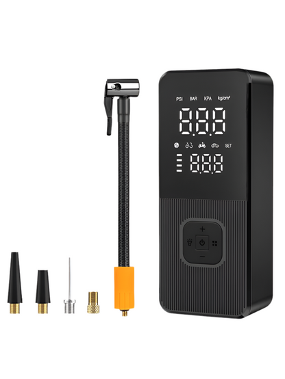 Wireless Electric Air Pump 150PSI / 10 Bar – Portable Tire Inflator for Car, Bike & Motorcycle