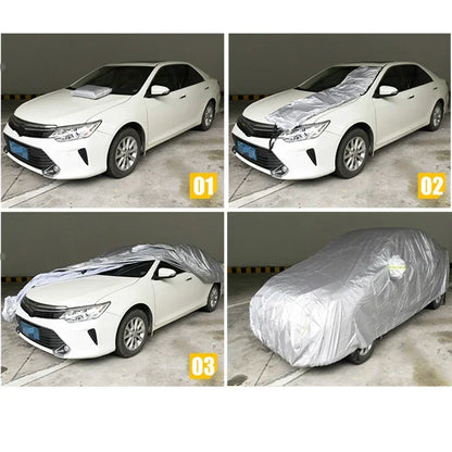All-Weather Car Cover – UV, Dust & Snow Protection for Sedans, SUVs & Hatchbacks
