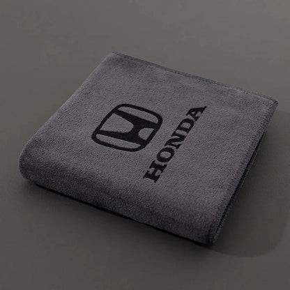 Branded Car Logo Towel – Super Absorbent, Scratch-Free Cleaning Cloth for Car & Home "